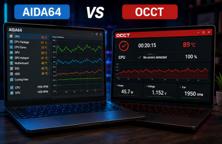 Как правильно проверить температуру ноутбука в AIDA64 и OCCT
